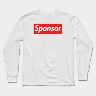 Sponsor Parody  - 12 Step Addict Alcoholic Long Sleeve T-Shirt